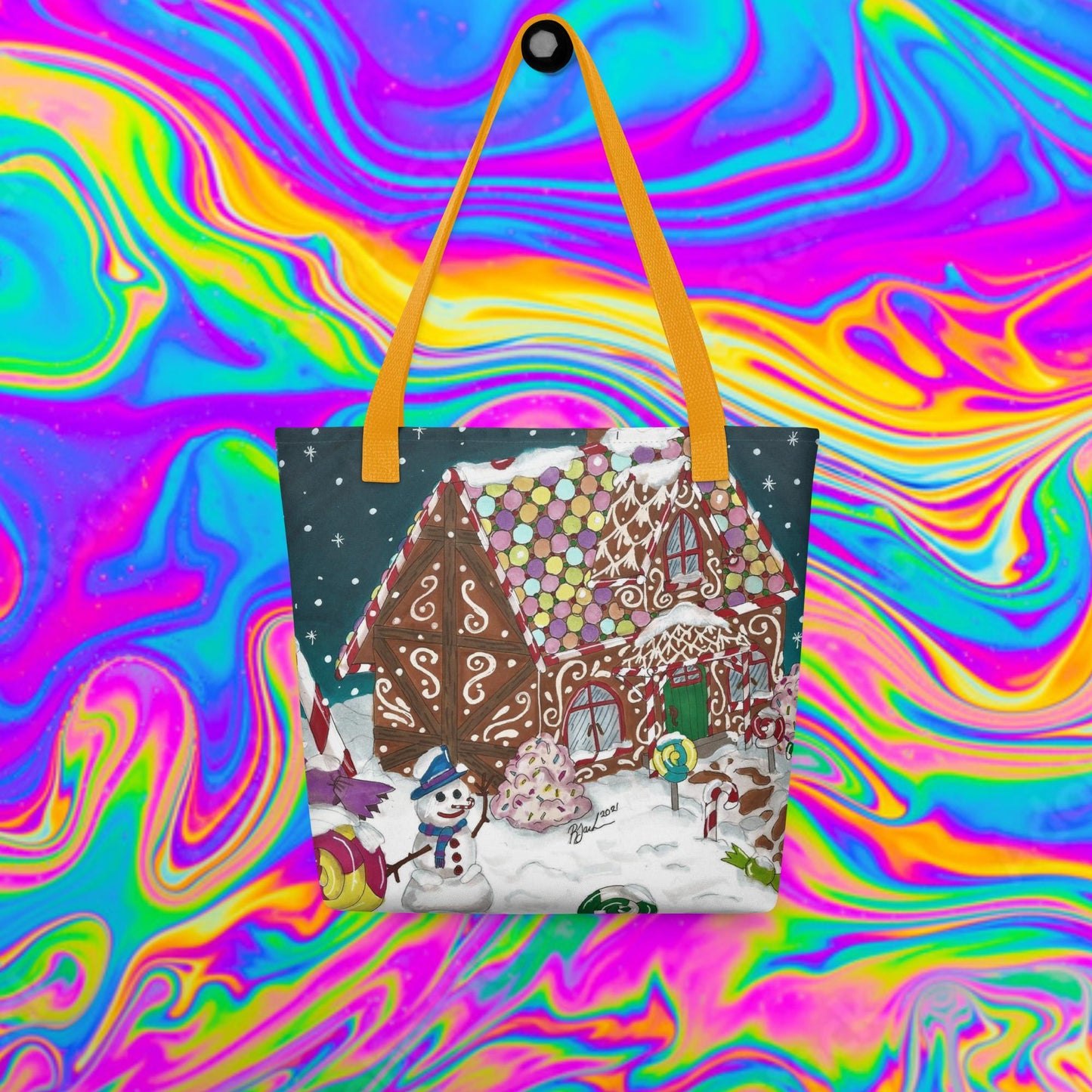 gingerbread winter Tote bag