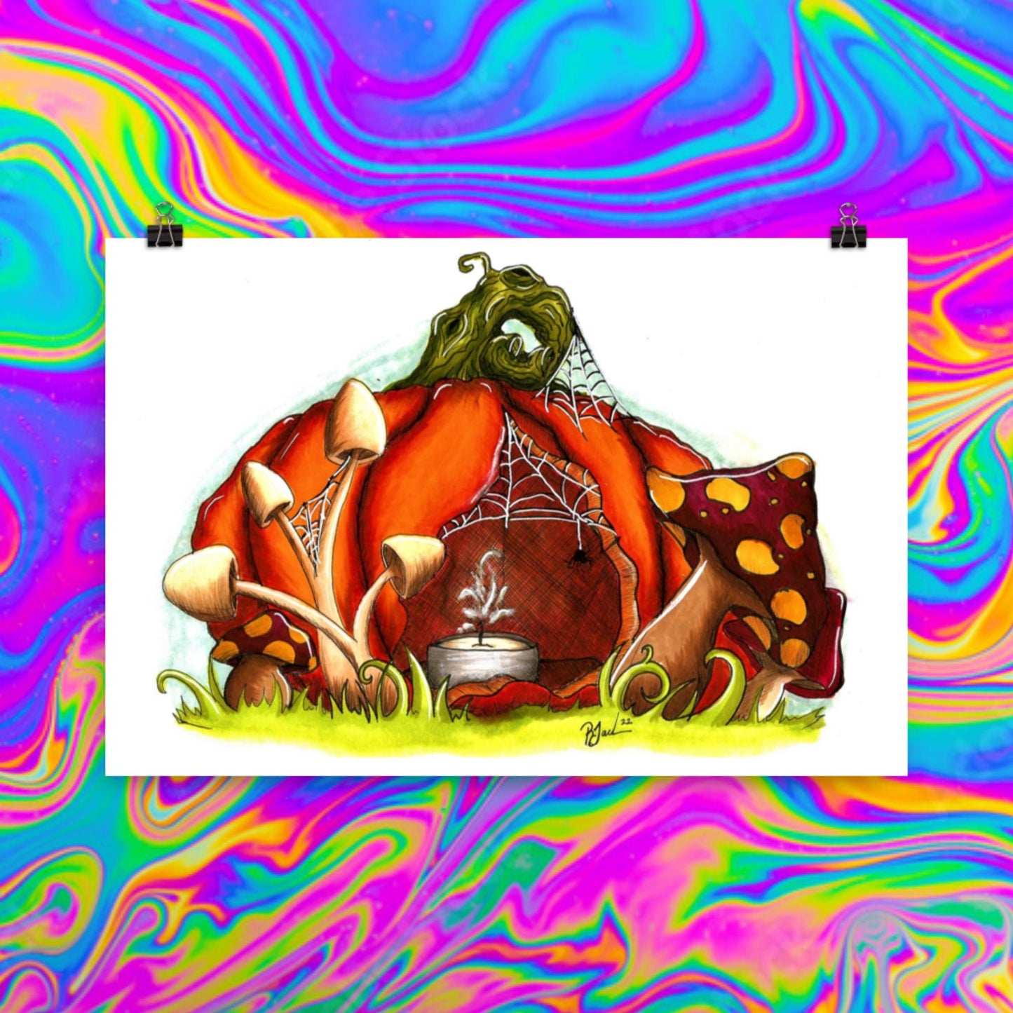 morning after halloween print