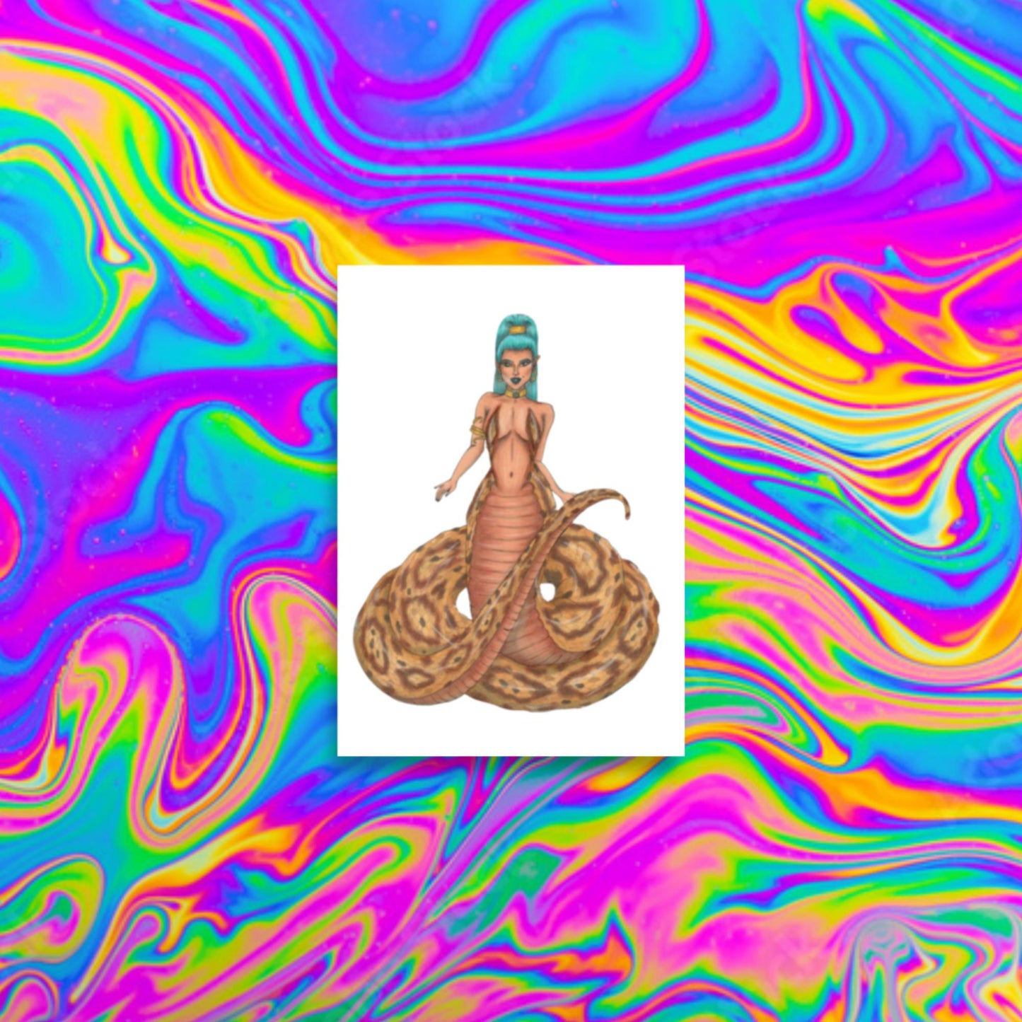 sultry serpent Print