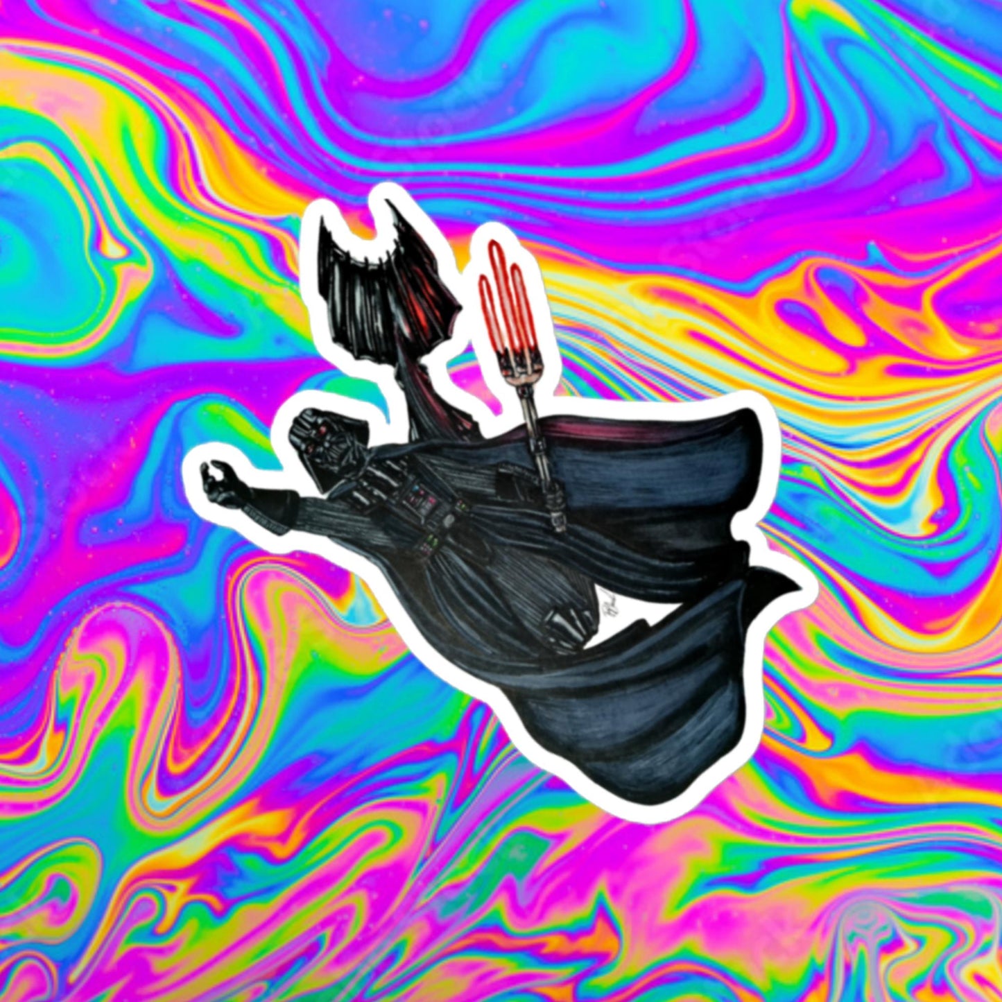 Mer-Vader Bubble-free stickers