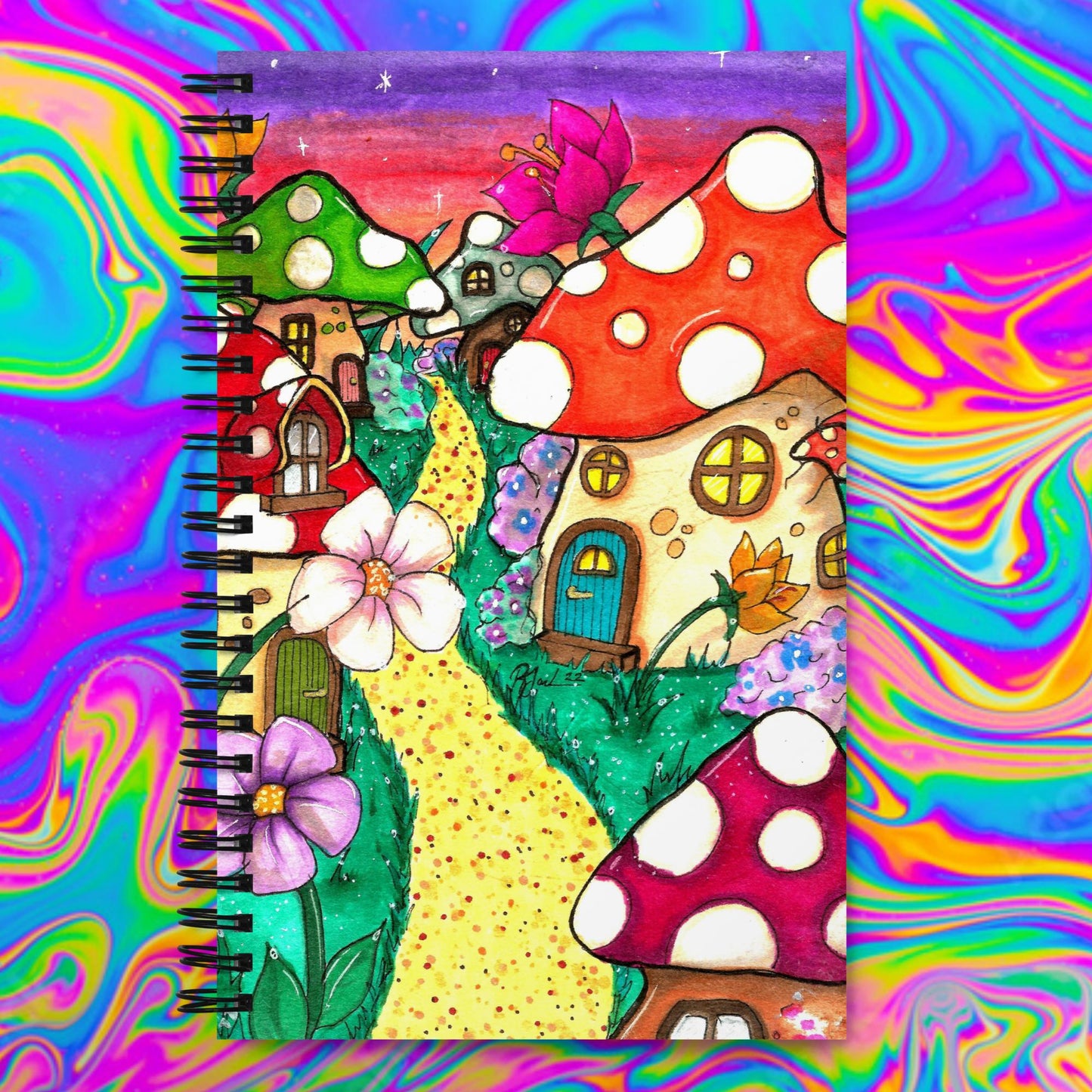 Sun rise Spiral notebook