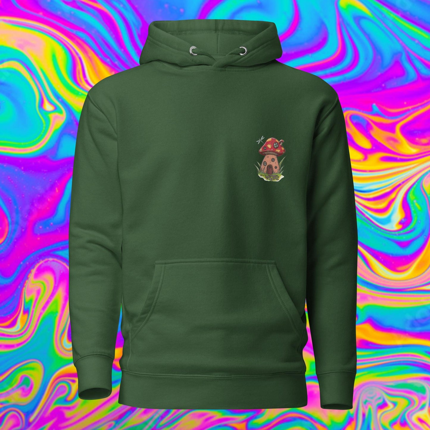 tiny mushy house Unisex Hoodie