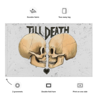 Till death fabric print