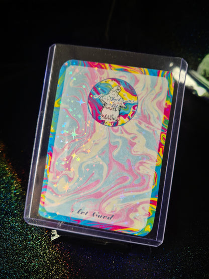 (Original) Morbid whimsy art card