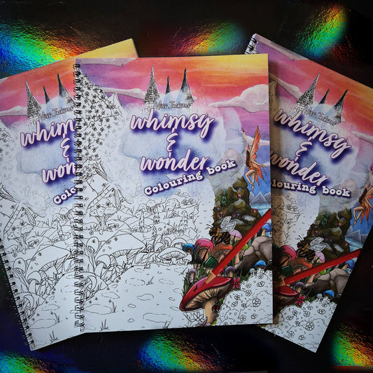 Miss Jackson's Whimsy and wonder colouring book