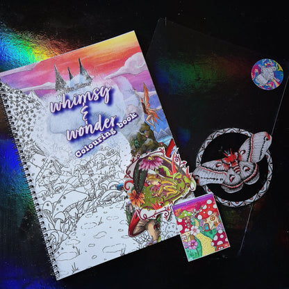Miss Jackson's Whimsy and wonder colouring book