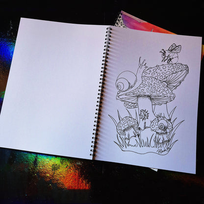 Miss Jackson's Whimsy and wonder colouring book