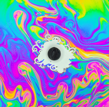 Skull Trip acrylic pin