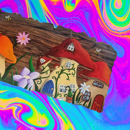 Little mushroom row