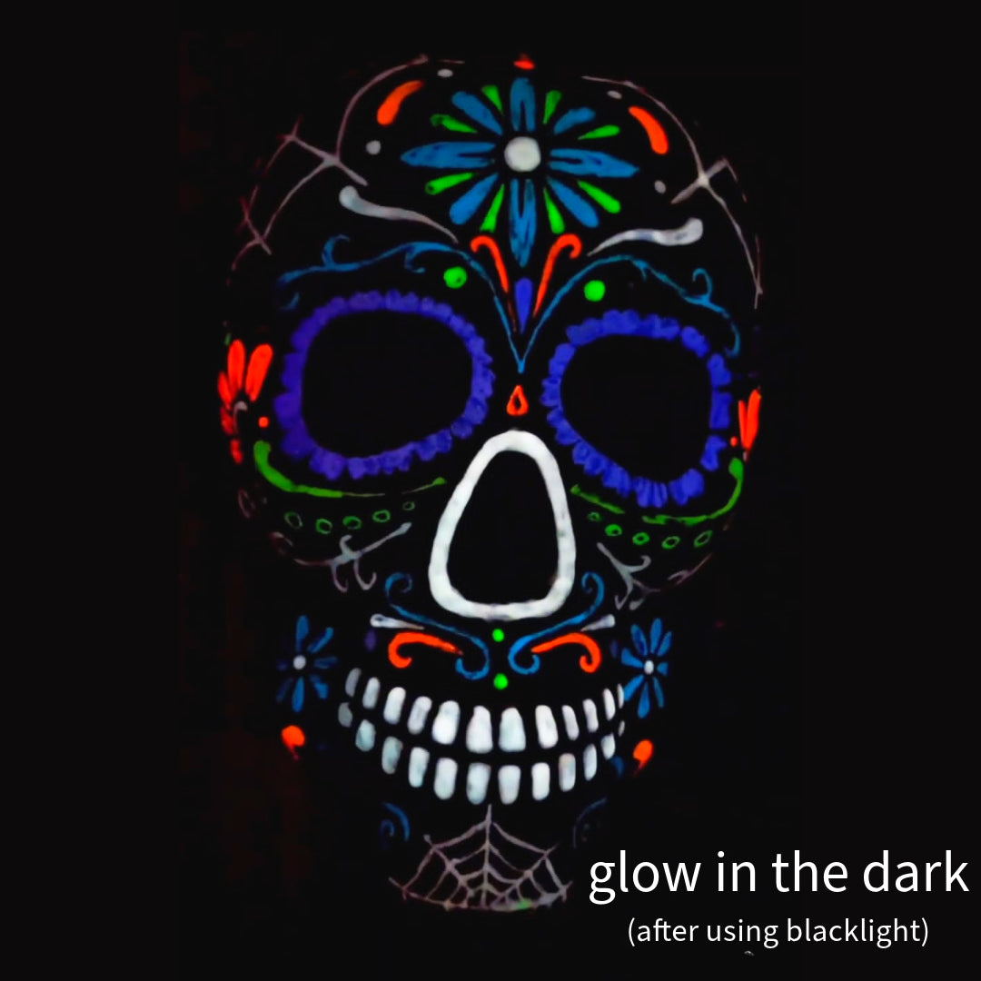 Black sugar skull