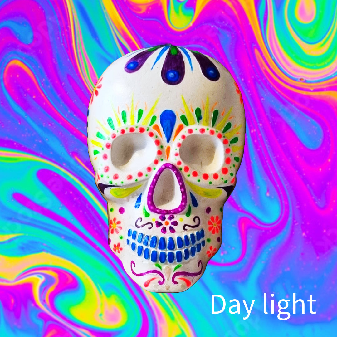 White sugar skull