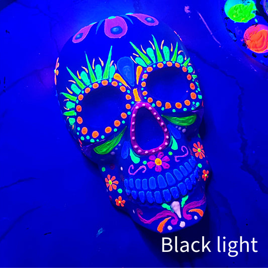 White sugar skull