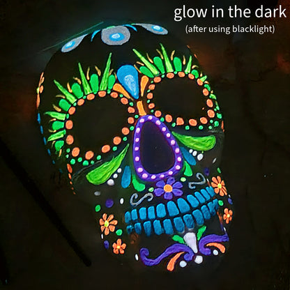 White sugar skull
