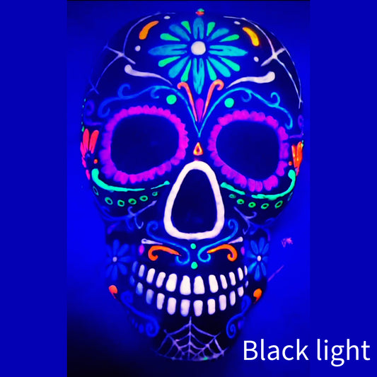 Black sugar skull