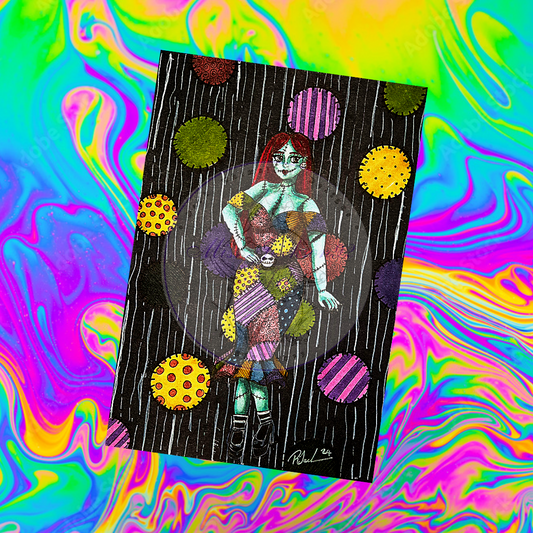 A5 pin up sally original fan art