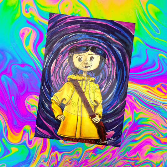 A5 Coraline fan art original