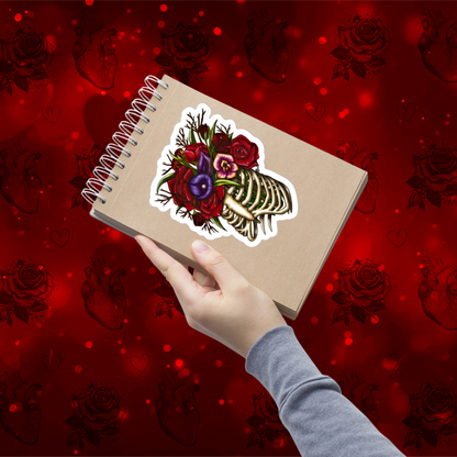 Rib vase Bubble-free stickers