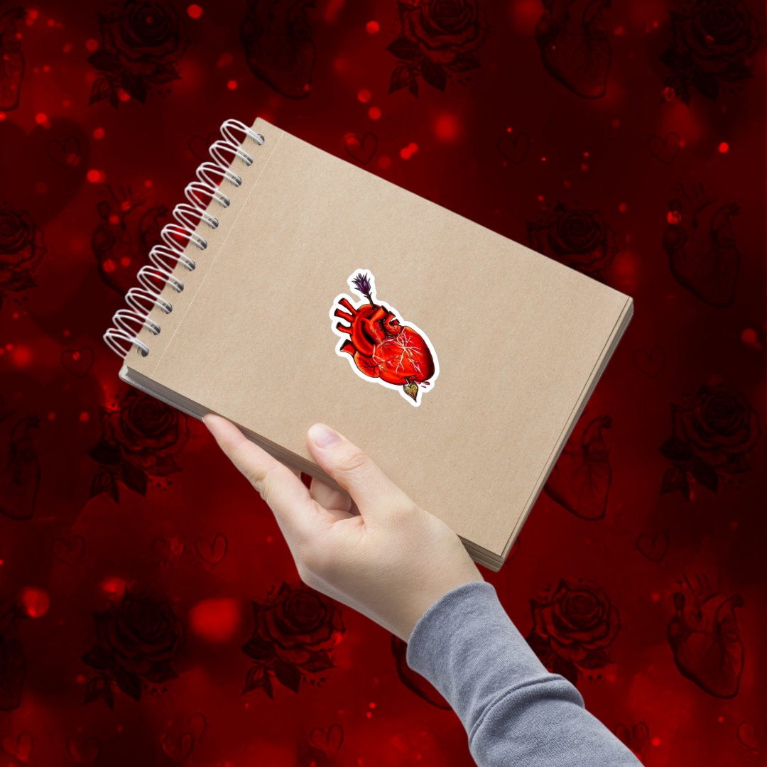 Arrow to the heart Bubble-free stickers