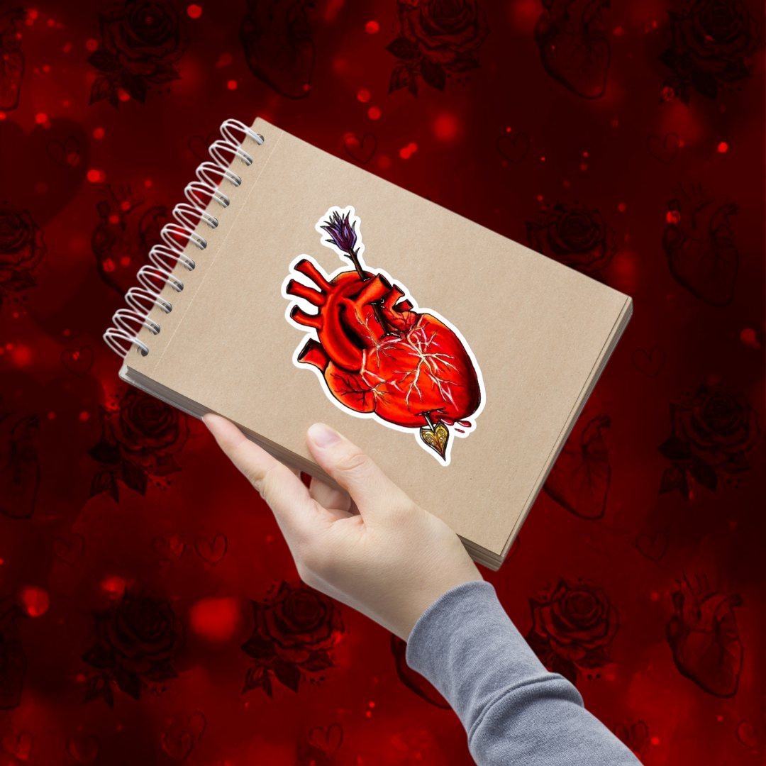 Arrow to the heart Bubble-free stickers