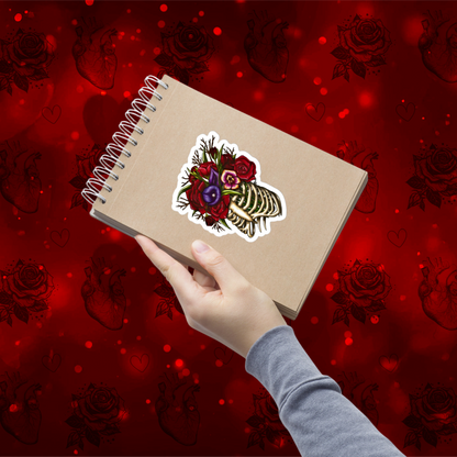 Rib vase Bubble-free stickers