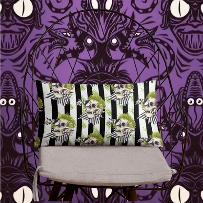 Beetle skull Pillow