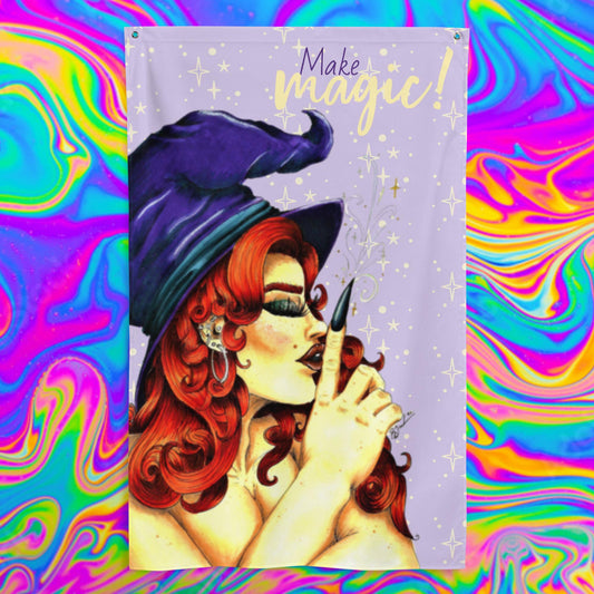 make magic  fabric print