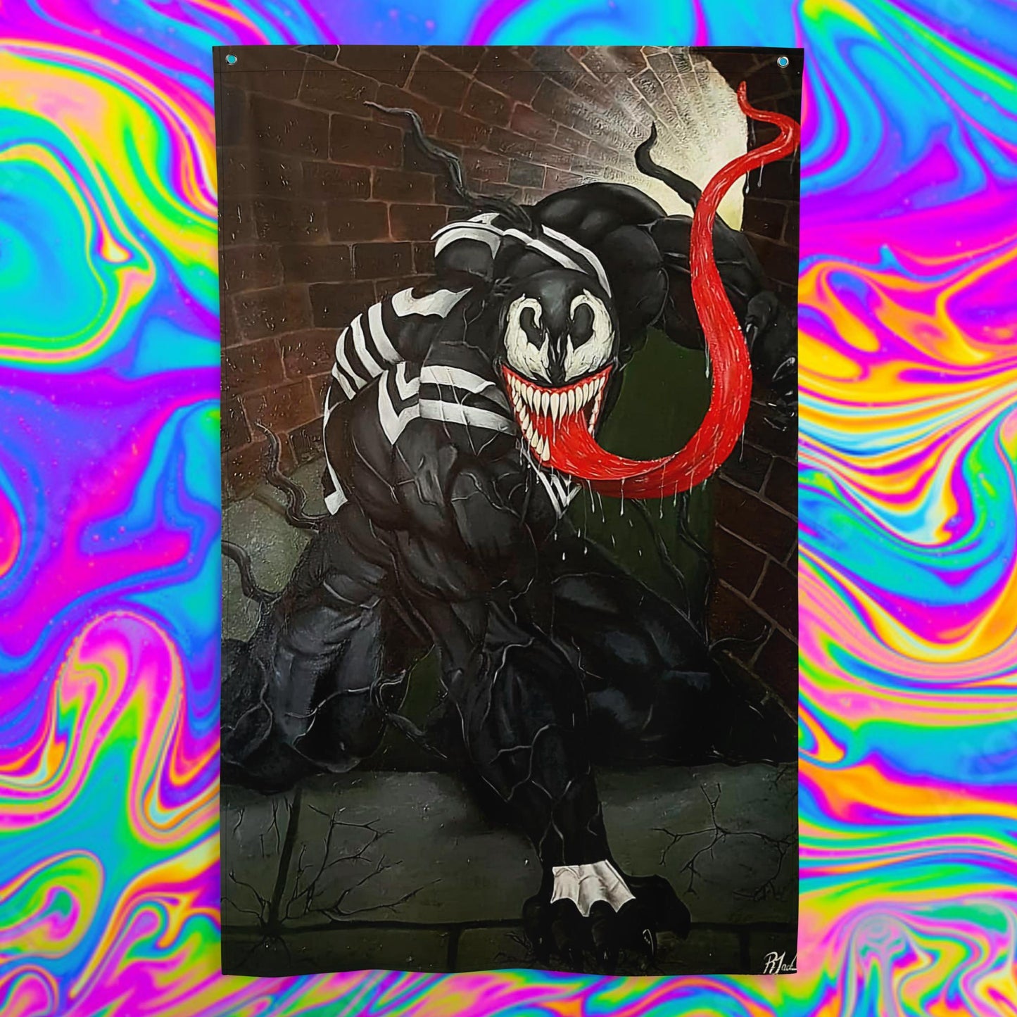 Venom Fabric print