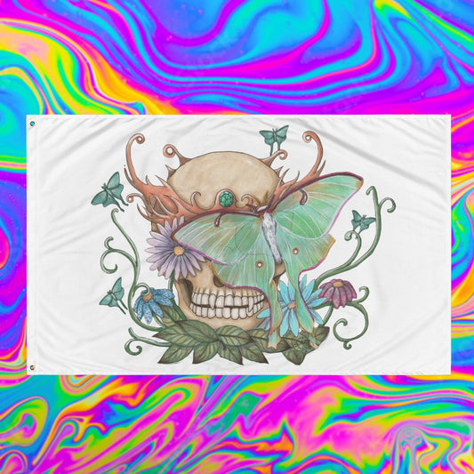 Shrouded by luna fabric print