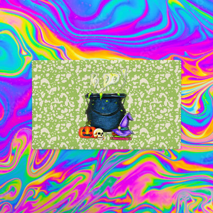 BOO! cauldron Premium cushion cover
