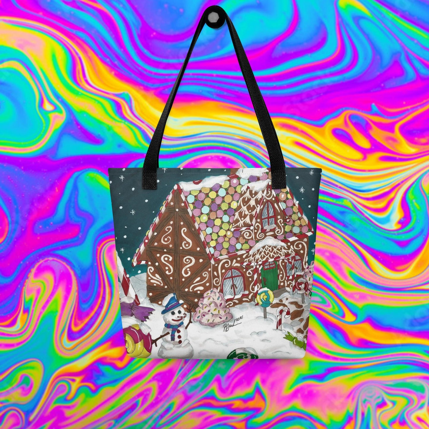 gingerbread winter Tote bag