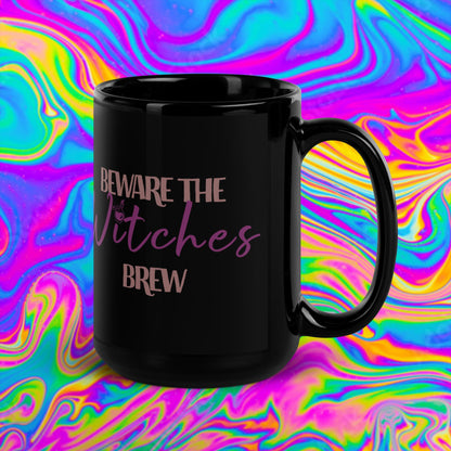 potion bottles Black Glossy Mug