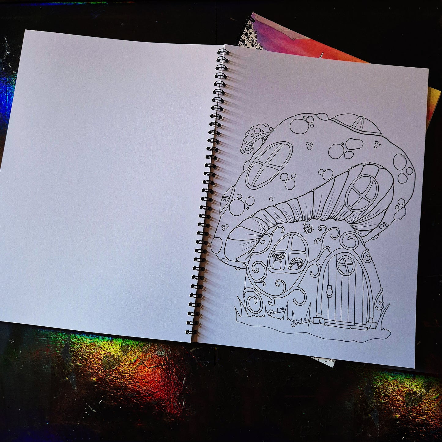 Miss Jackson's Whimsy and wonder colouring book