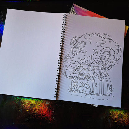 Miss Jackson's Whimsy and wonder colouring book