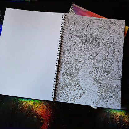 Miss Jackson's Whimsy and wonder colouring book