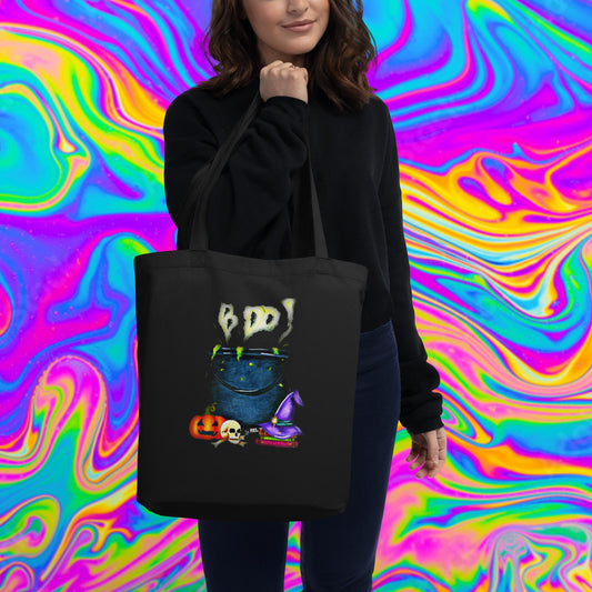BOO! cauldron Tote Bag