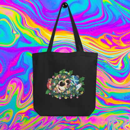 Christmas dec's skull Eco Tote Bag