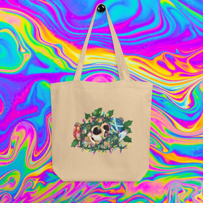 Christmas dec's skull Eco Tote Bag