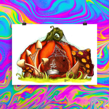 morning after halloween print