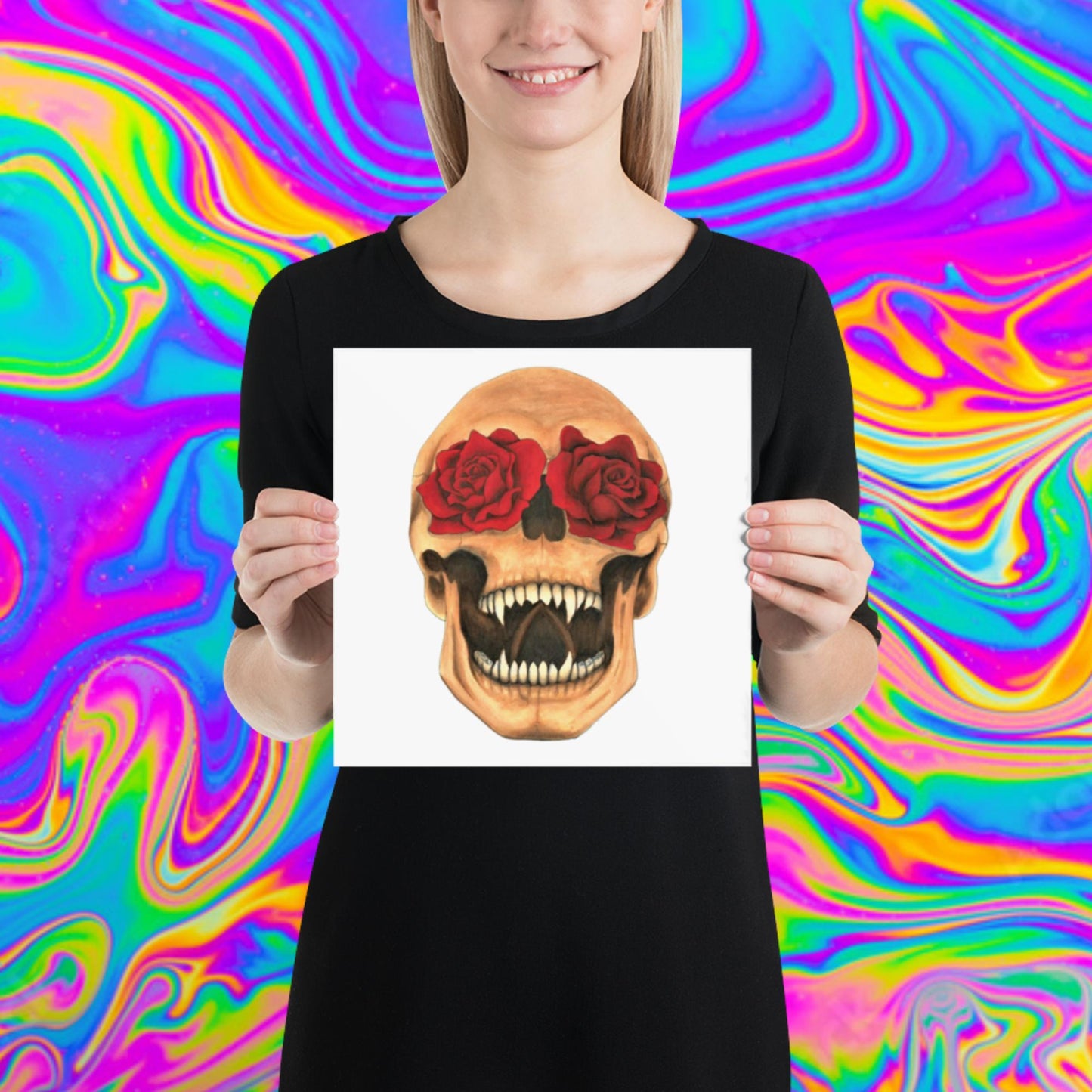 beauty from within skull print