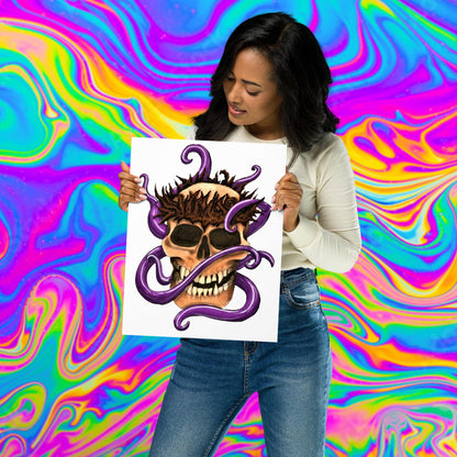 tentacle skull print