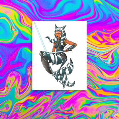 Ahsoka mermaid print