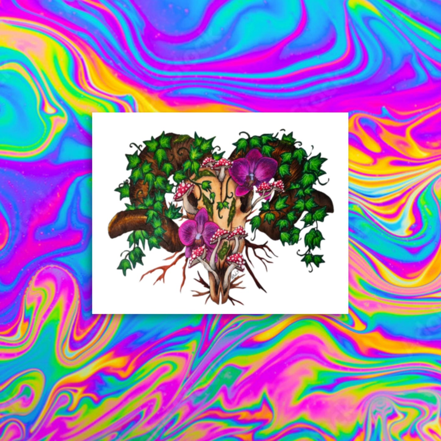 life and death print