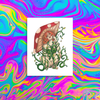 Toadstool Beauty Print