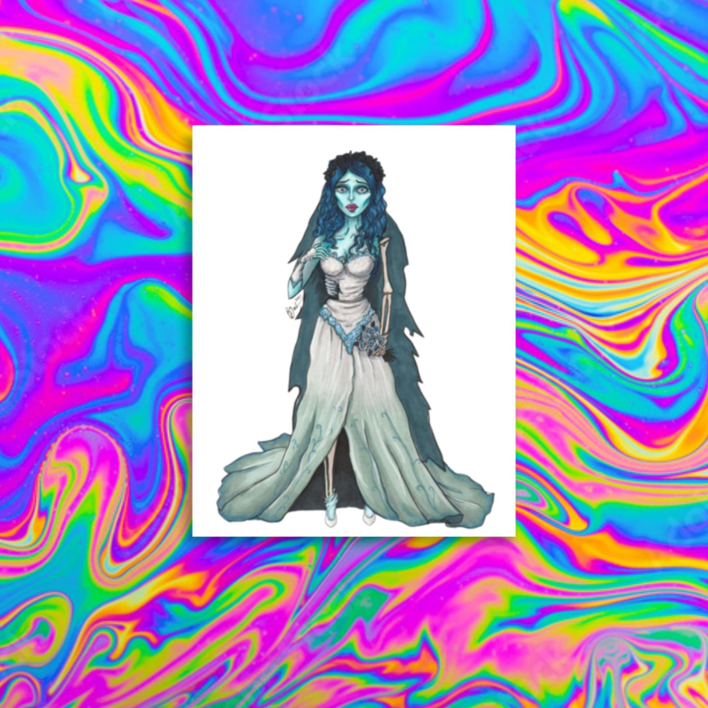 Emily (corpse bride) print