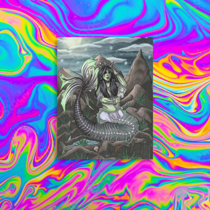 Midnight Mermaid Print