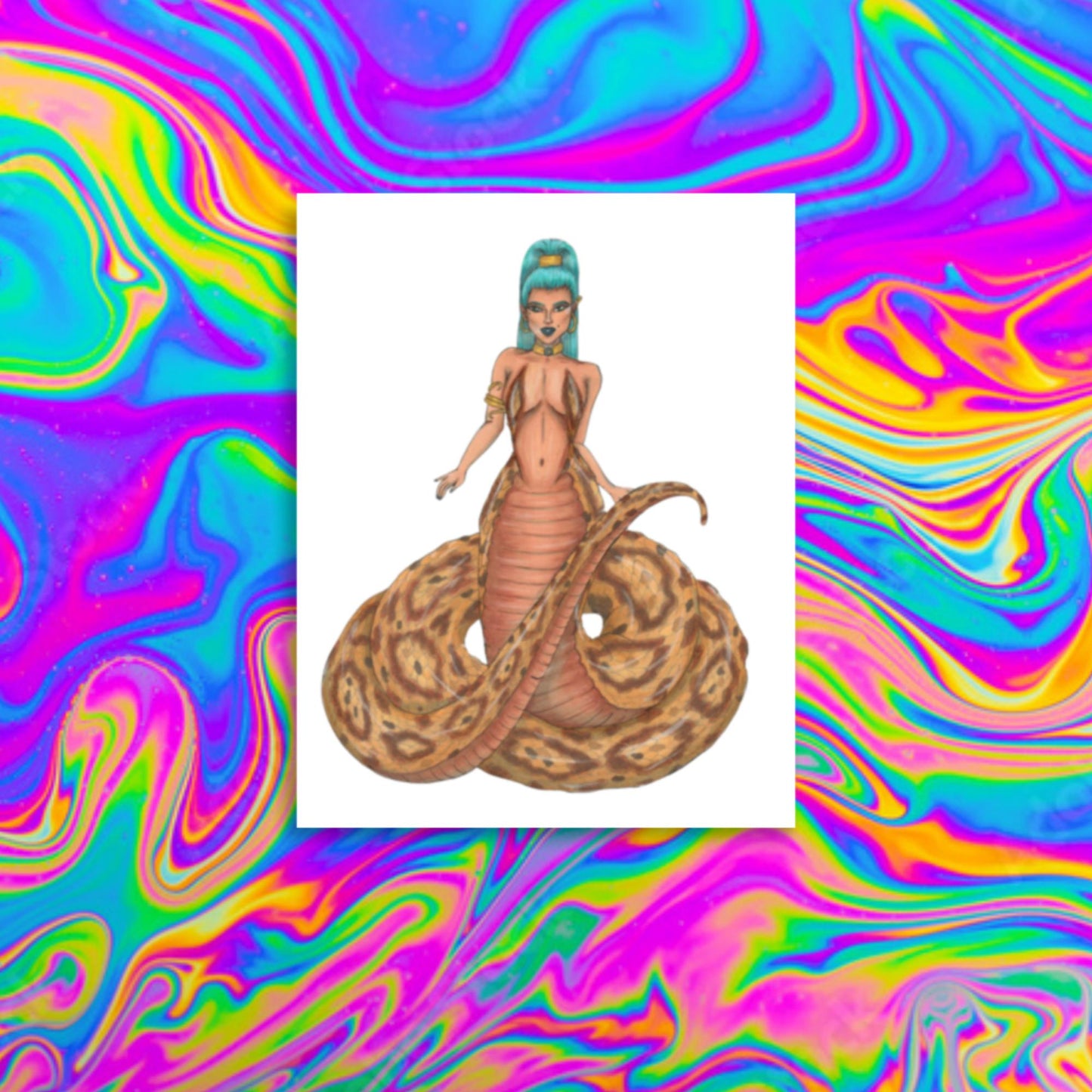 sultry serpent Print
