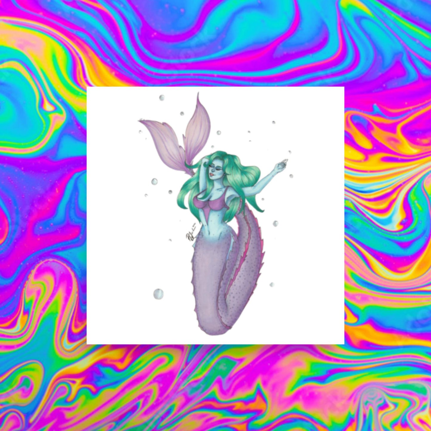 Bubble maid Print