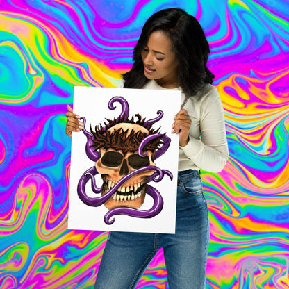 tentacle skull print