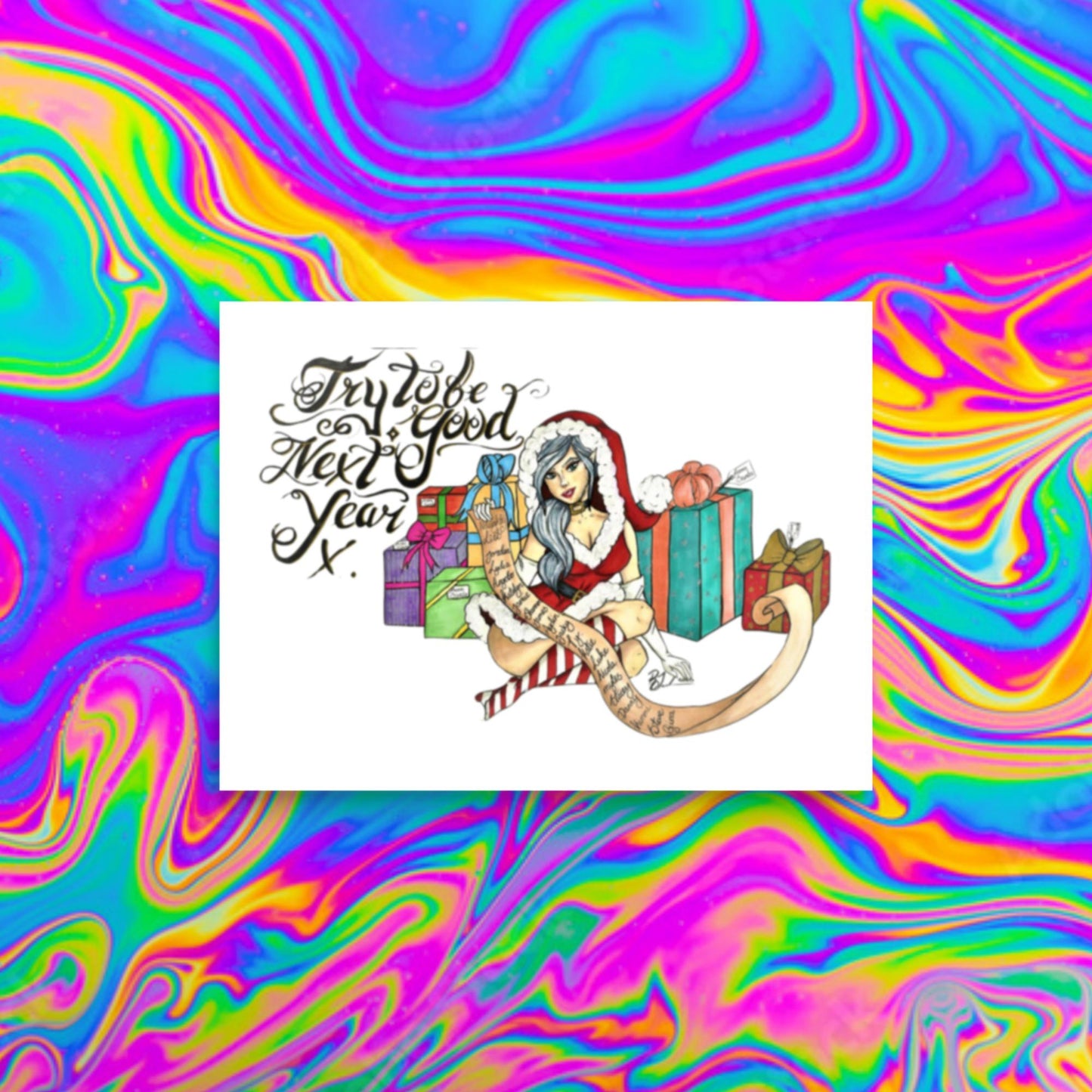 naughty list print
