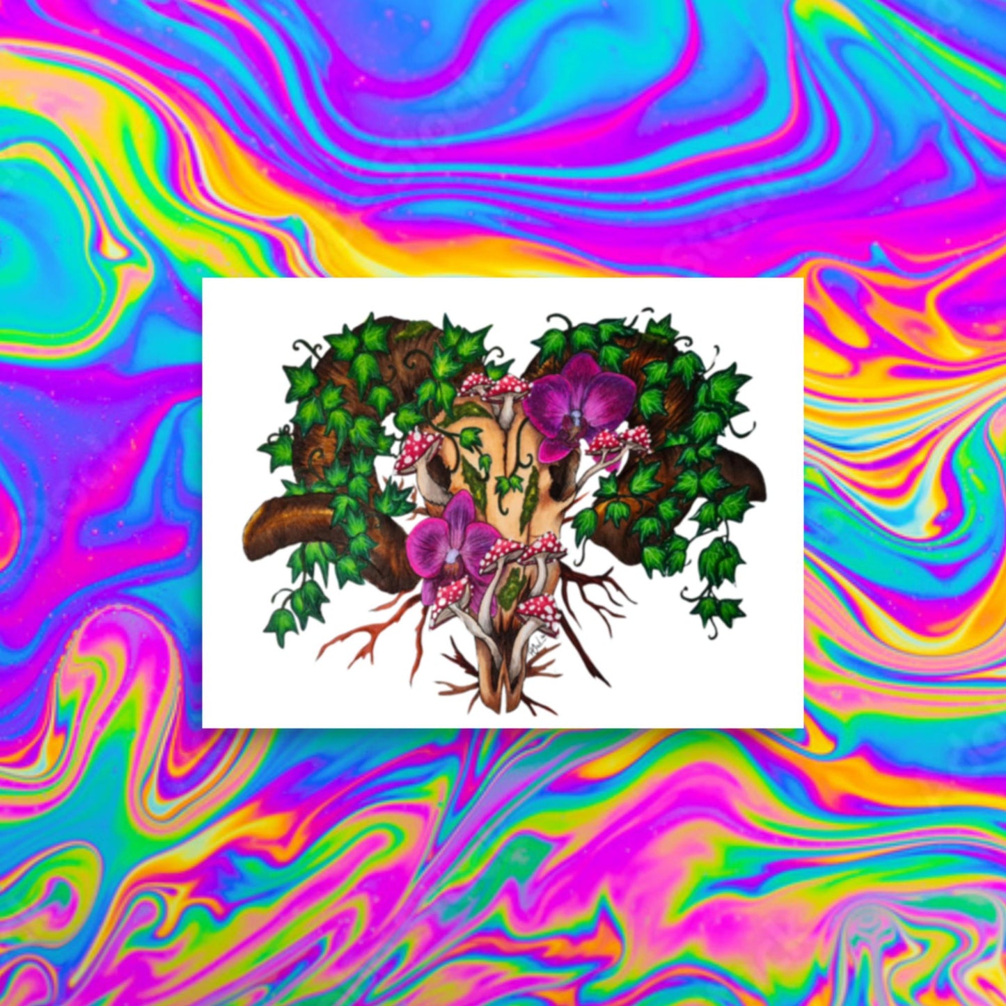 life and death print